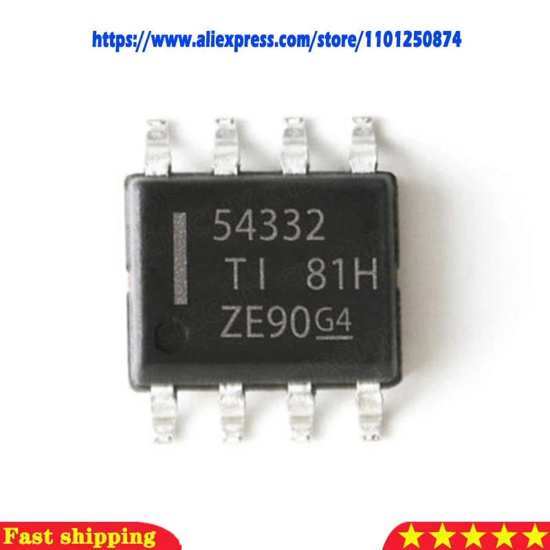 5pcs/lot TPS54332DDAR TPS54332 54332 SOP-8 In Stock