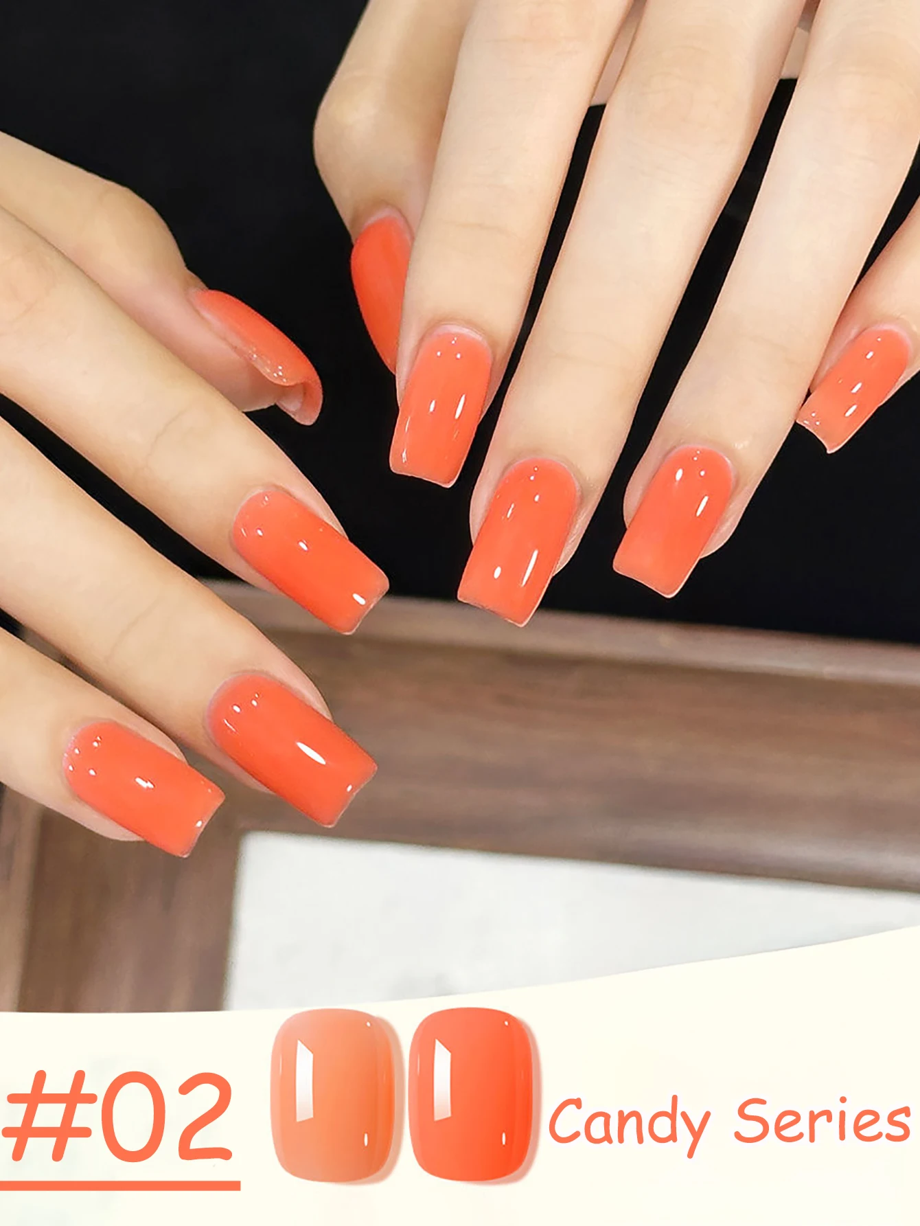 1 stks WS Whitening Glas Snoep Papier Serie Gel Nagellak 2025 Nieuwe Dopamine Semi Ijs Transparante Kleurrijke Nail Art nagel Levert