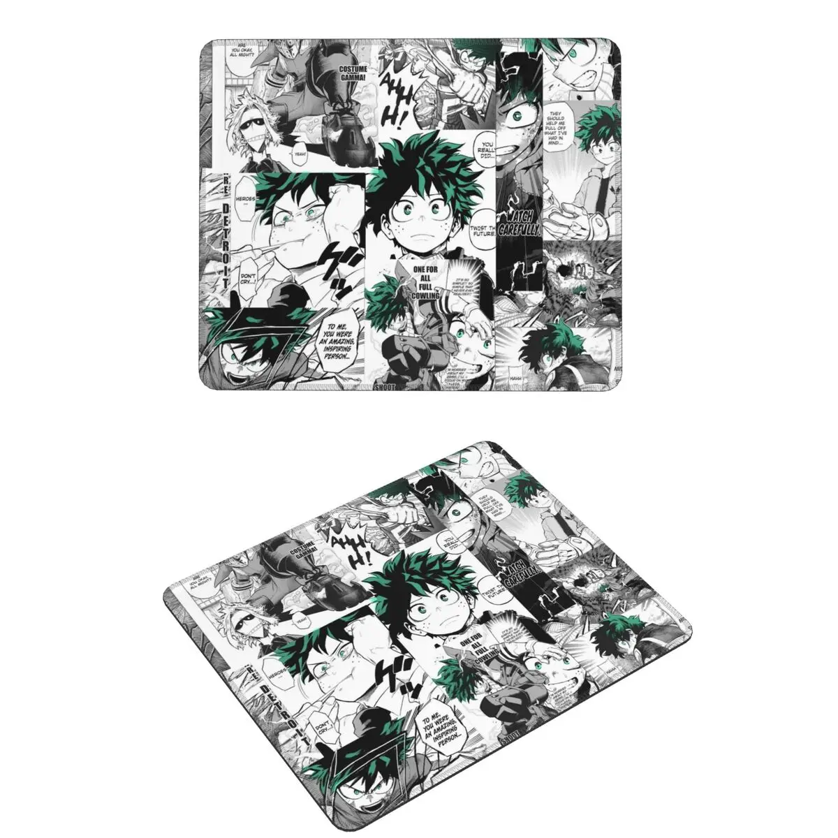 

Коврик для мыши My Hero Academia Deku Manga Collage, коврик для мыши, компьютерная клавиатура, коврик для мыши, геймерский настольный коврик для ПК, офисные аксессуары, настольные коврики