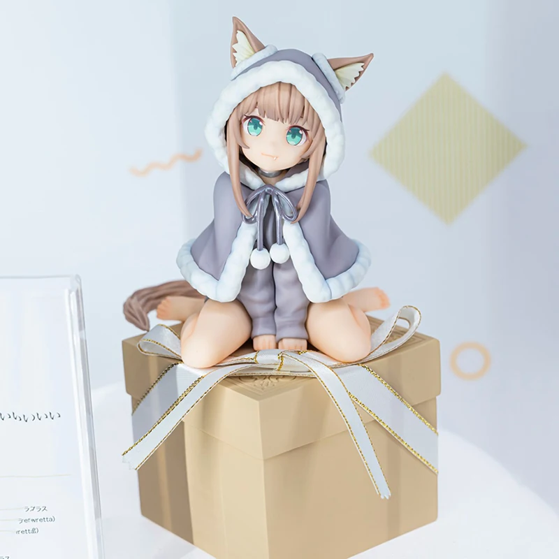 Uchi No Neko Ga Onnanoko De Figures Kawaii Kinako Okigae Girls Manga Anime Figure Pvc Collection Model Doll Ornament Toy Gift