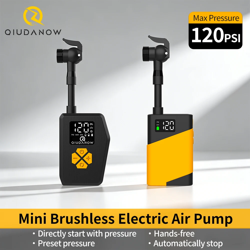 

Smart Electric Air Inflator Digital Screen MTB Road Bike Tire Pump Quick Inflate Portable Handheld Device for Cycling Gear