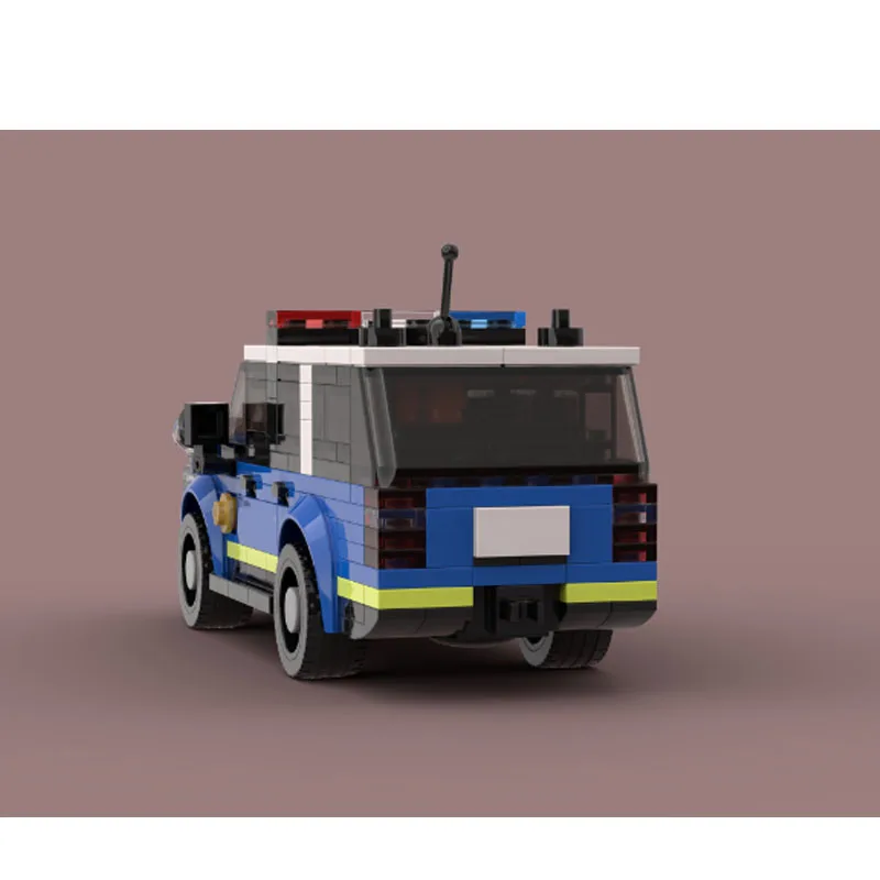 Classic Custom MOC-171847 Interceptor Car Police Car Stitching Model 321 Pieces Boy Toys Birthday Christmas Toys Gifts