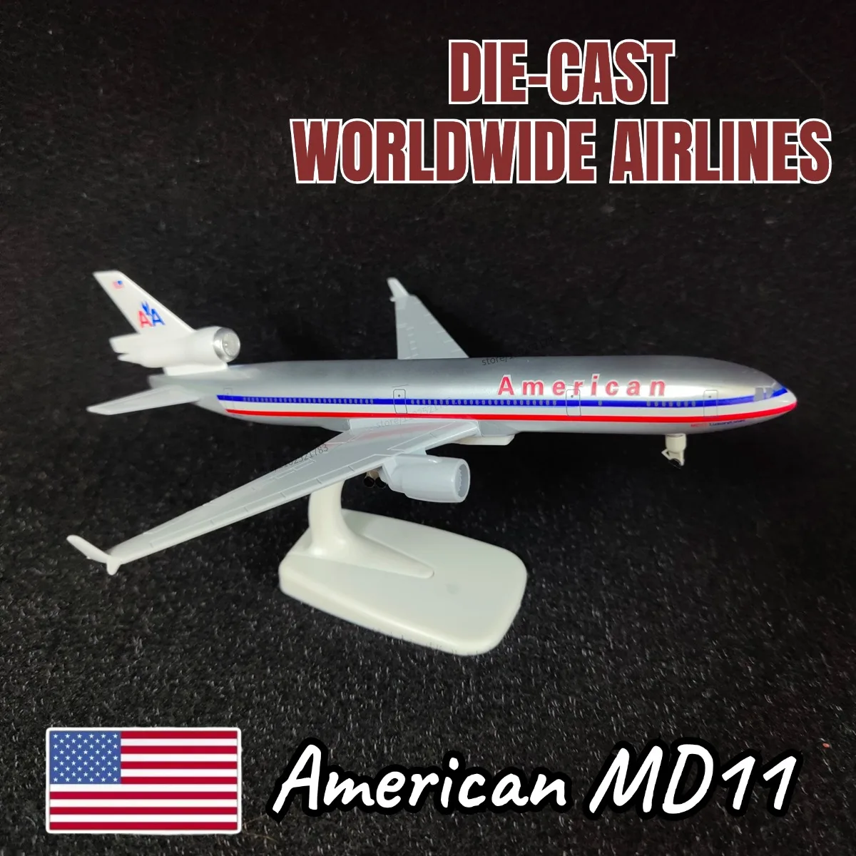 

Металлическая литая под давлением модель самолета в масштабе 7,5 дюймов Airbus Boeing MA60 Concorde 380 Реплика авиационного миниатюрного искусства Детская игрушка для мальчиков