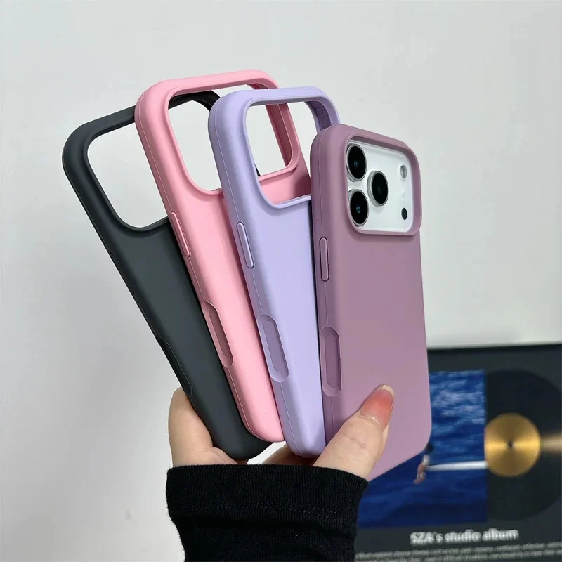 Magnetic Liquid Silicone Case for iPhone 18 17 Pro 17 Pro Max 16 15 14 For Magsafe Big Camera Hole Cover Shockproof Protective