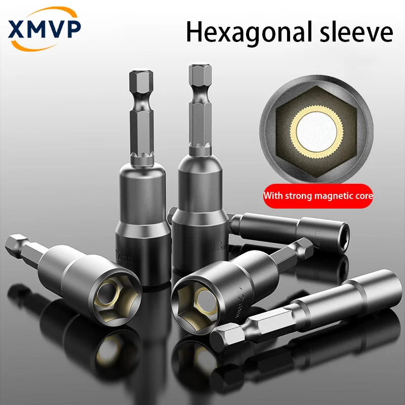 

Hexagonal socket head strong magnetic extension hexagonal handle electric drill air impact bit screwdriver air gun bit