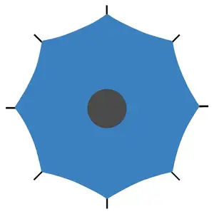 Tenda de trampolim anti-UV para crianças, salto ao ar livre, cama de salto, proteção solar, chuva e sol, acessórios de trampolim 10 principais vendas salto trampolim - №5