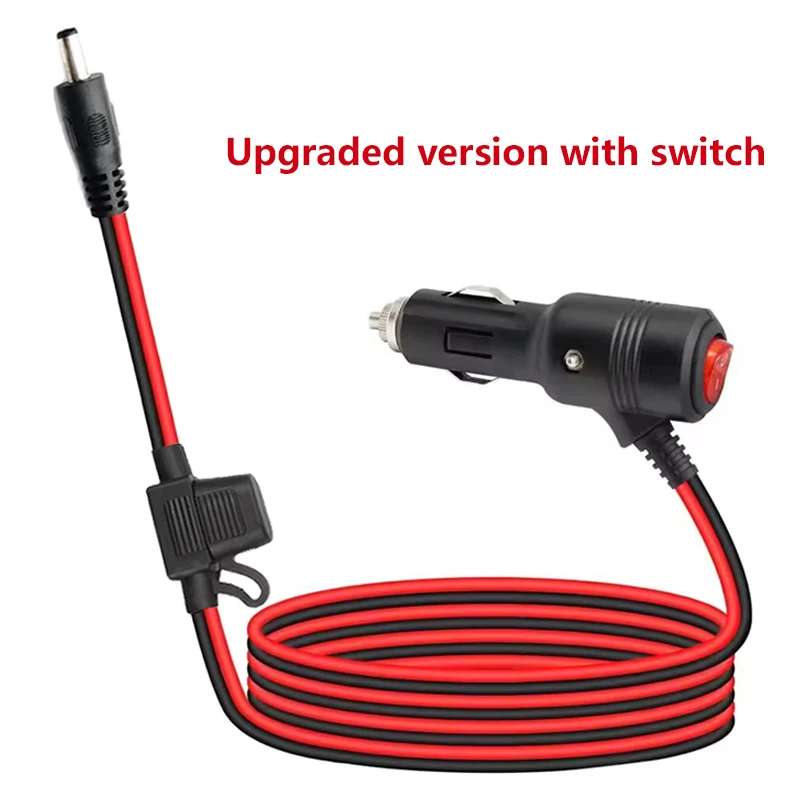 كابل شحن سيارة Starlink Mini، سلك نحاسي نقي 16AWG، ولاعة سجائر 5 متر - تيار مستمر متوافق مع Starlink Mini