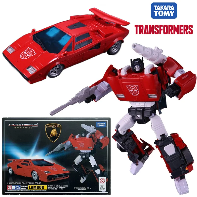 Takara Tomy Transformers Masterpiece MP-12+ Lambor 12Cm Anime Original Action Figure Model Toy Birthday Gift Collection