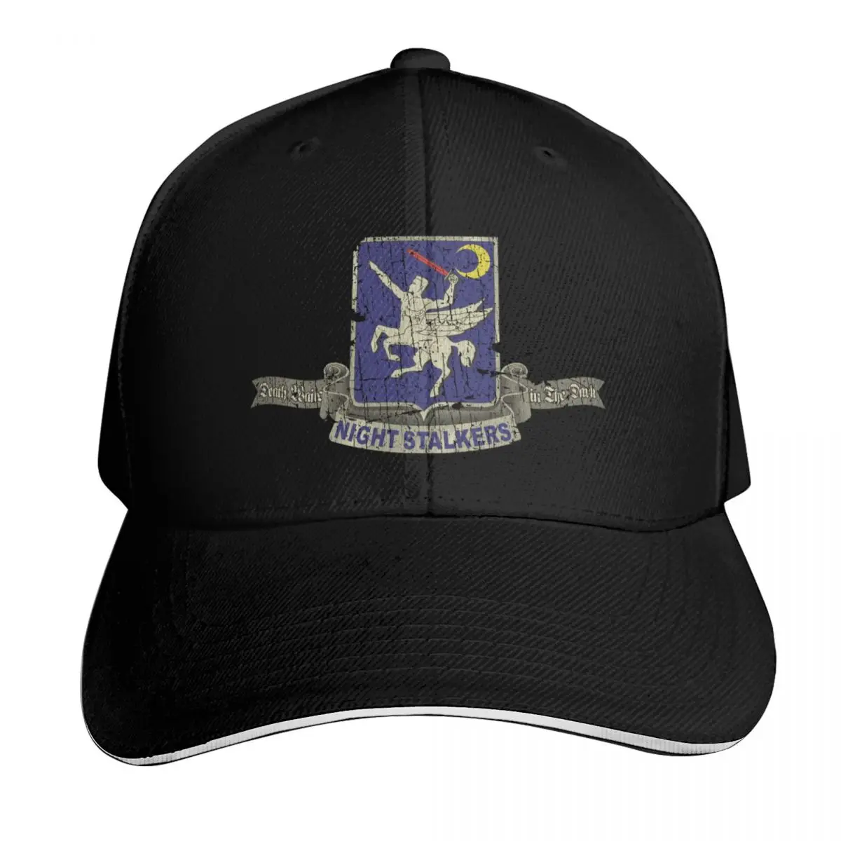 Night Stalkers Death Waits in The Dark 1981 Baseball Cap Men Women Casual Summer Sport Sun Cap