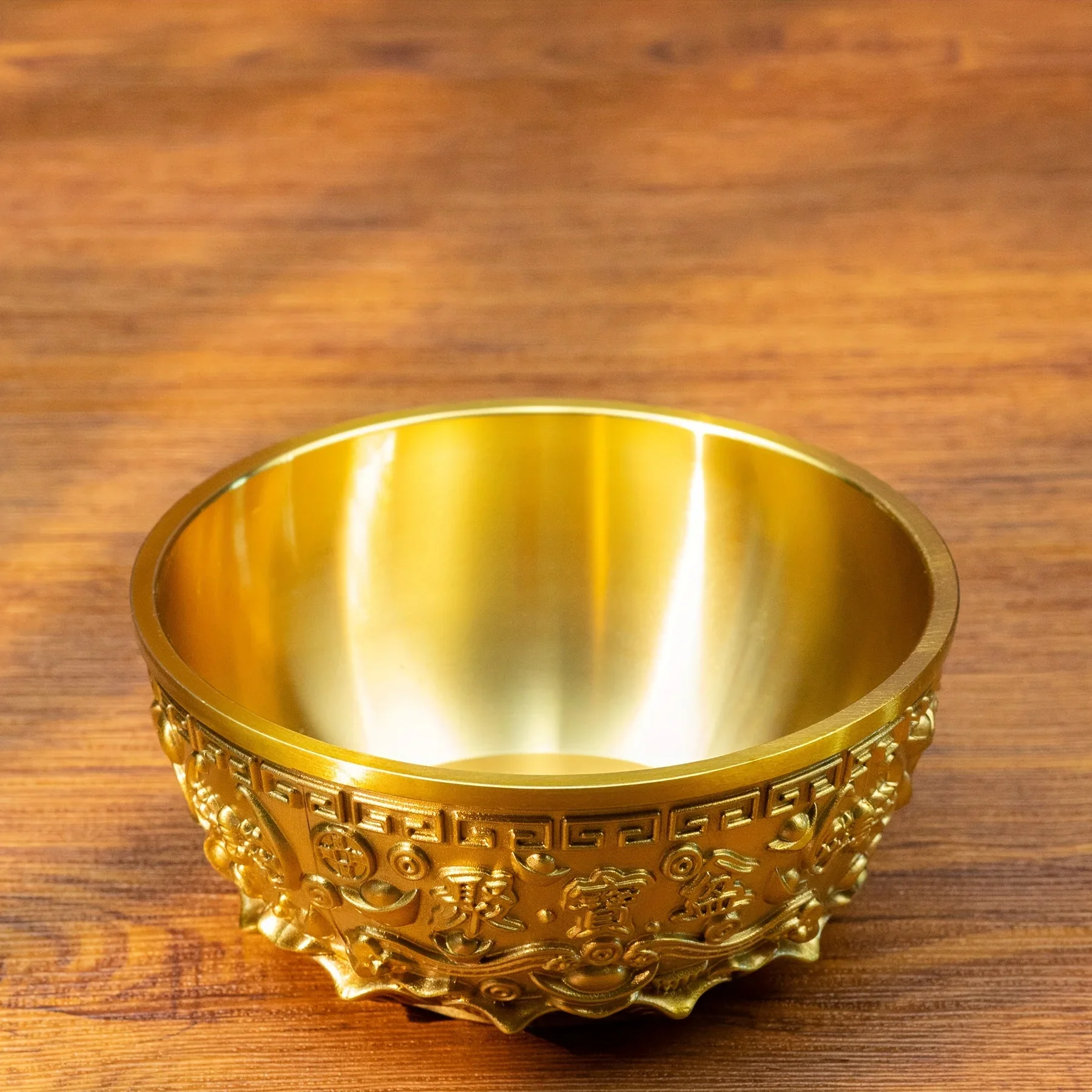 Blessings Treasure Bowl, Chinese Style Recruiting Wealth, Living Room, Entrance, Store Opening, Gifts, Handicrafts, Crafts