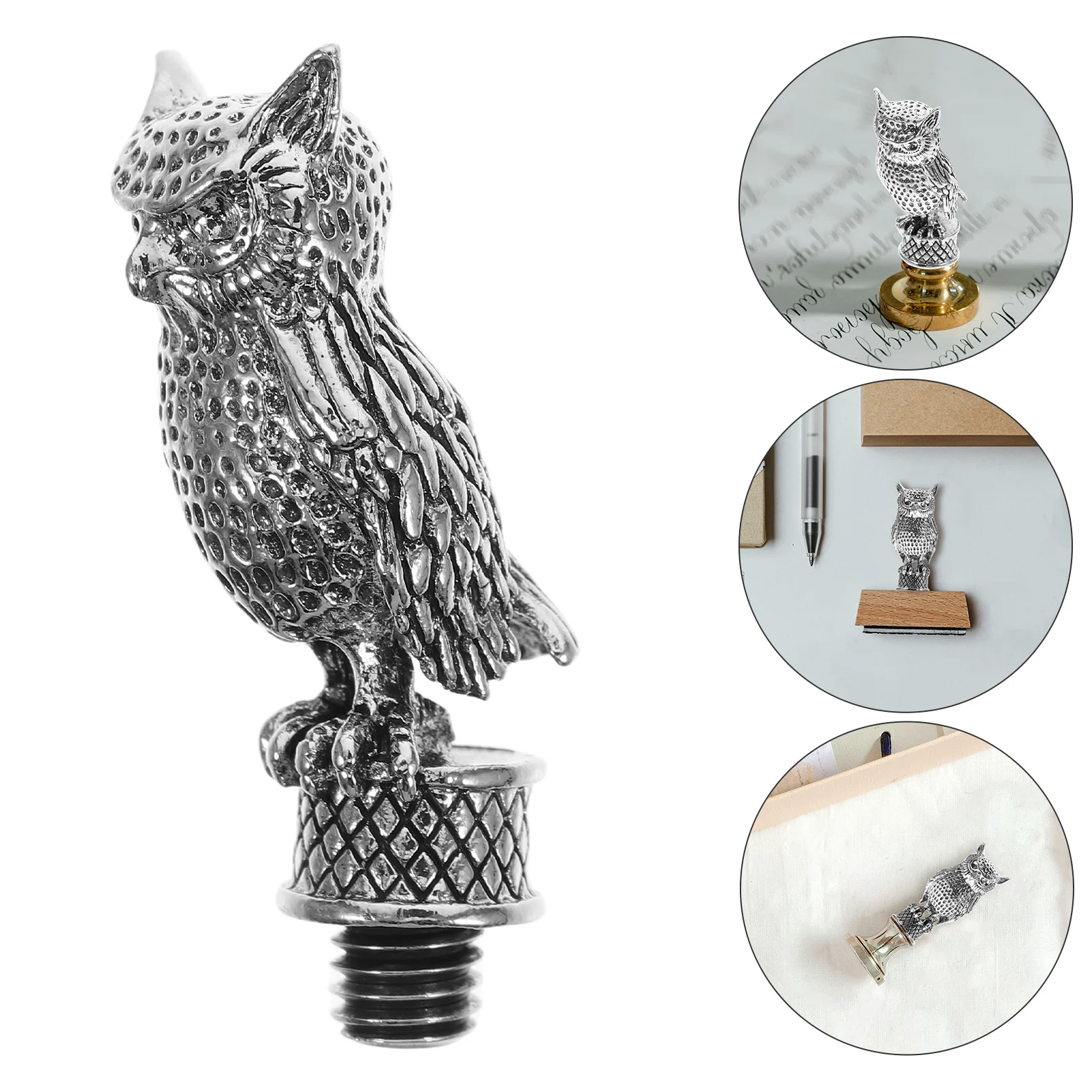 

Replacement Stamper Handle Seal Accessories Halloween Wax Stamps Sealer Metal Sealing Handles Fancy Bulk