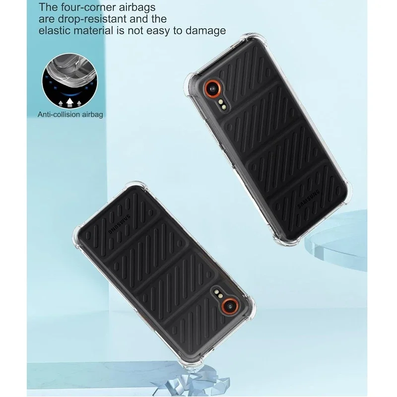 Shockproof Airbag TPU Case for Samsung Galaxy Xcover 7 Xcover 6 Pro 5 Protective Cover Capa Fundas Coque