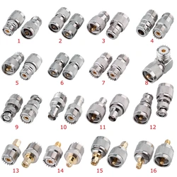 1Pcs PL259 SO239 SL16 UHF Connector SO239 PL259 To BNC SMA N Type Right Angle Male Female Adapter RF Fast Delivery Copper Brass