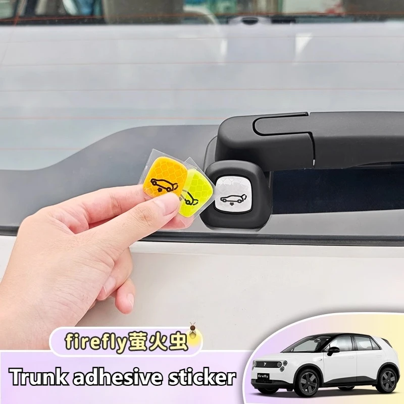 

For NIO Firefly Trunk Reflective Sticker Warning Sticker Reflective Strip Car Interior Modification Accessories