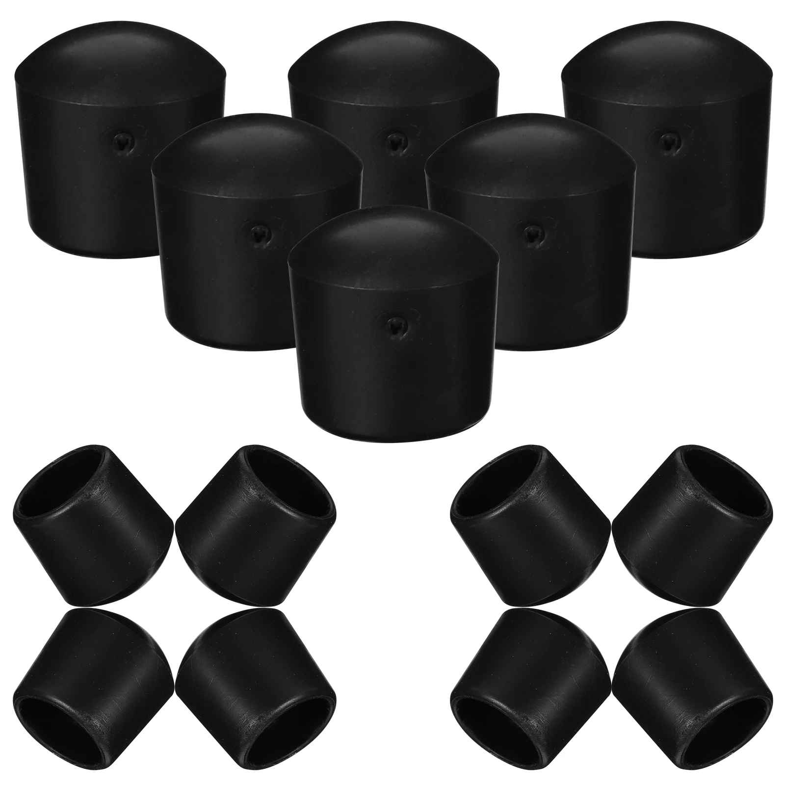 20 قطعة قبعات نهاية فووسبالل بديلة عالمية لآلة كرة القدم القياسية للطاولة أغطية بلاستيكية متينة سهلة التركيب بدون أدوات