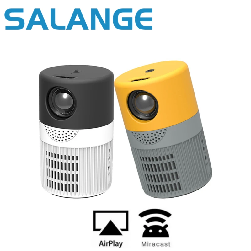 Salange-miniproyector de vídeo portátil P400 para niños, Proyector LED de 480x360P, Compatible con HDMI, TV Stick, reproductor multimedia para el hogar