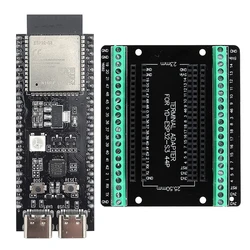 ESP32-S3 Development Board with Expansion Adapter BT 2.4G Wifi Module 8MB PSRAM N16R8 44Pin CP2102 Type-C ESP32-S3-DevKitC-1