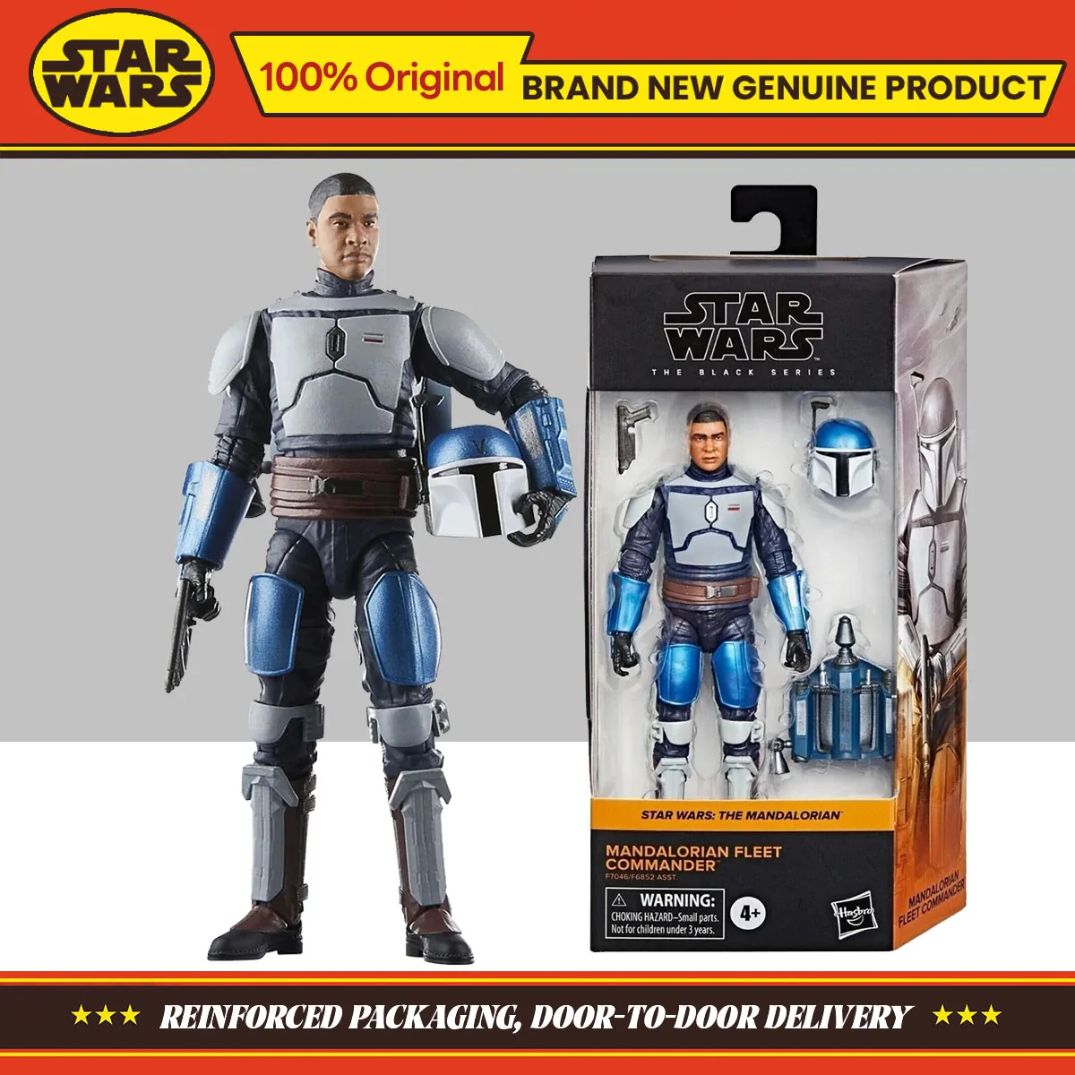 在庫あり-ハズブロ-スターウォーズ-ブラックシリーズ-マンダロリアン-フリート-コマンダー-15cm-アクションフィギュア-コレクション-オリジナルおもちゃ-モデル-ギフト