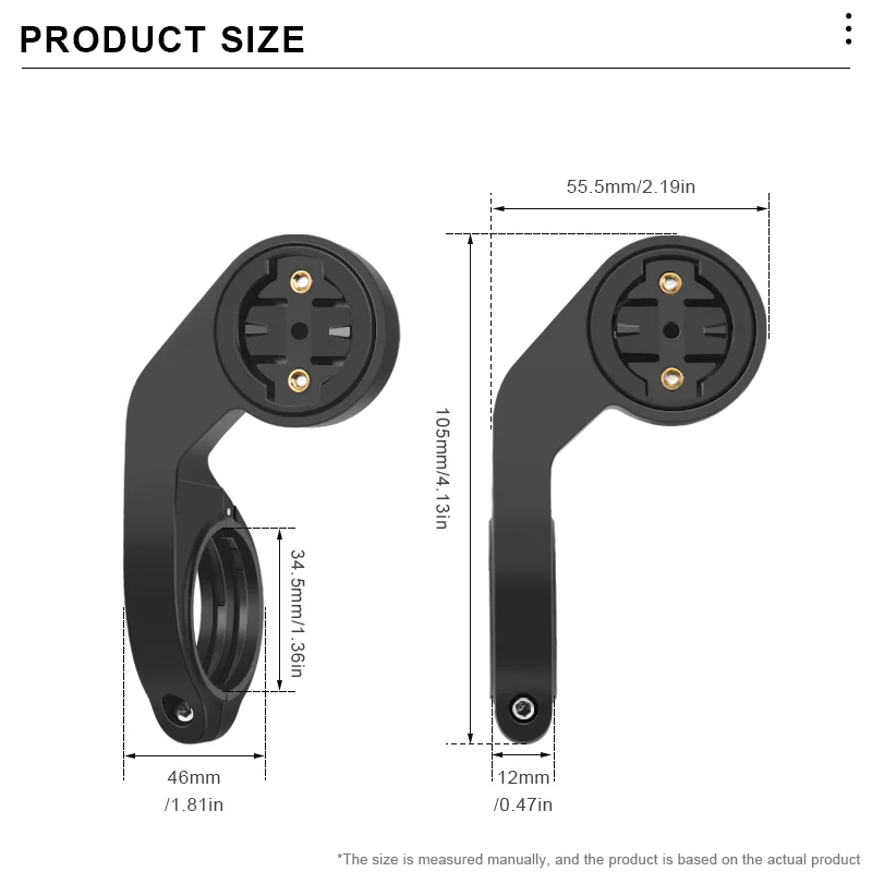RIDERACE Bike Handlebar Odometer Stopwatch Rack Bicycle Computer Mount Holder For Garmin Bryton Wahoo Road Cycling MTB Mountain view 6