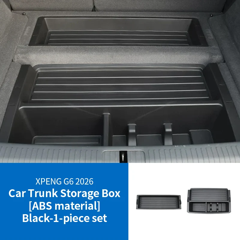 Auto Kofferbak Kap Opbergdoos Organizer Case Netjes Grote Capaciteit Multiues Gereedschap Slijtvaste Accessoires Voor XPENG G6 2026