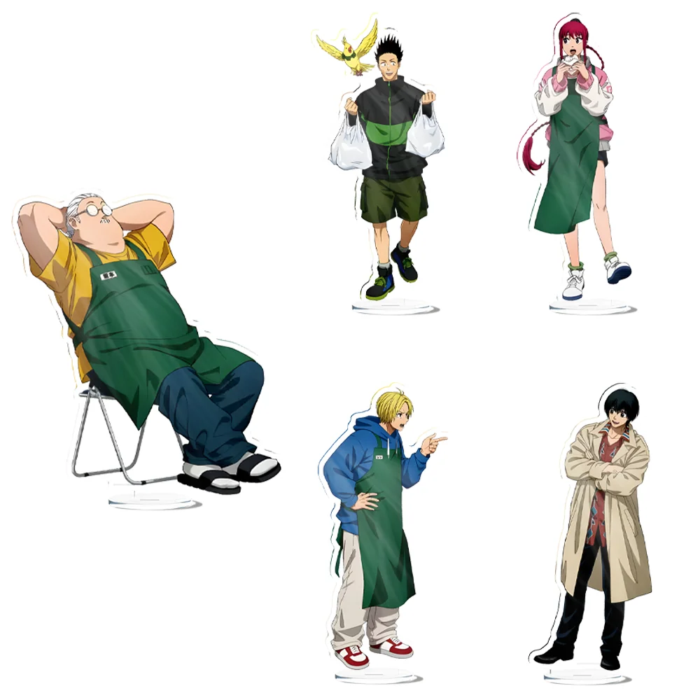 

Anime Sakamoto Days 15cm Acrylic Stand Shin Asakura Taro Sakamoto Shaotang Lu Model Plate Cosplay Sign Prop Fans Gifts