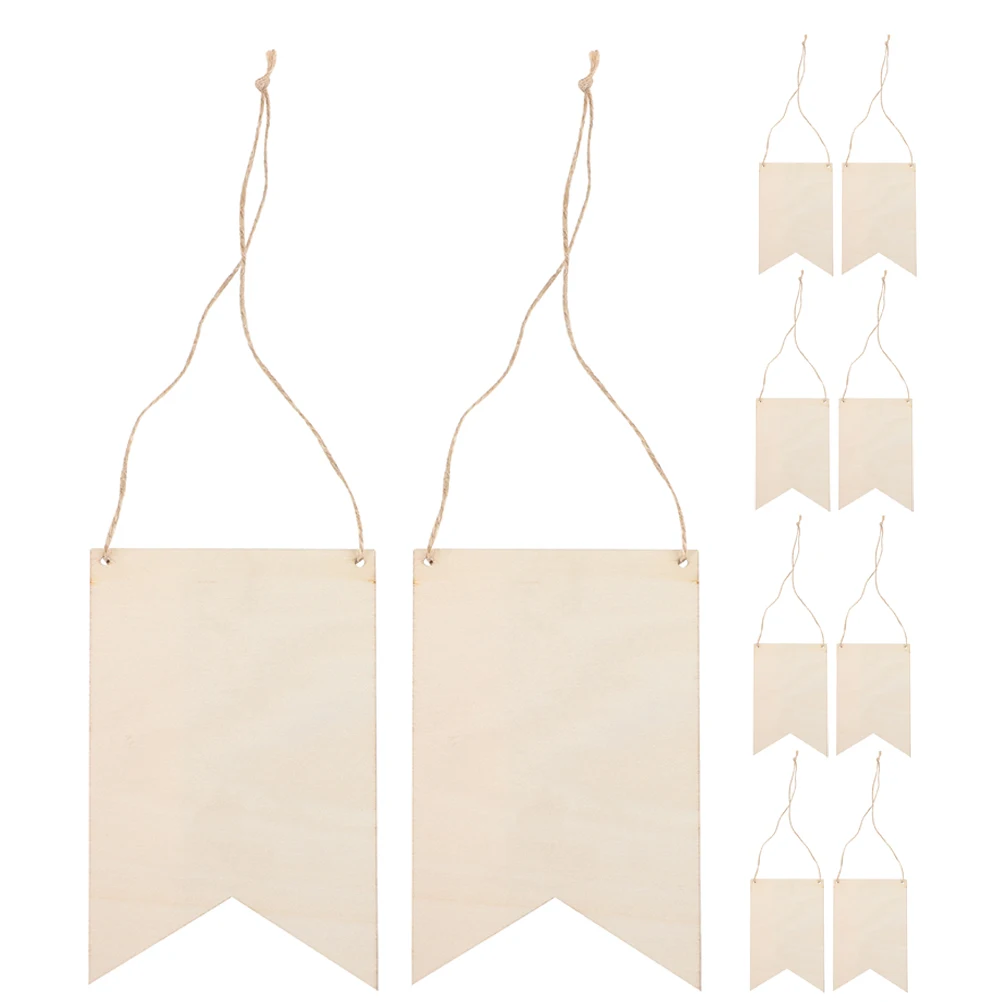 

1 set Wooden Hanging Unfinished Wood Sign 15x9 6cm Craft Plaque Blank Unfinished Decor Home Office Bars Cafes Restaurants