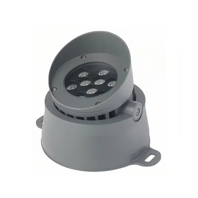New Outdoor RGBW 12W LED Flood Light Projector for Warm Cool White 6000K Lamp Die-cast Aluminum Tempered Glass Landscape
