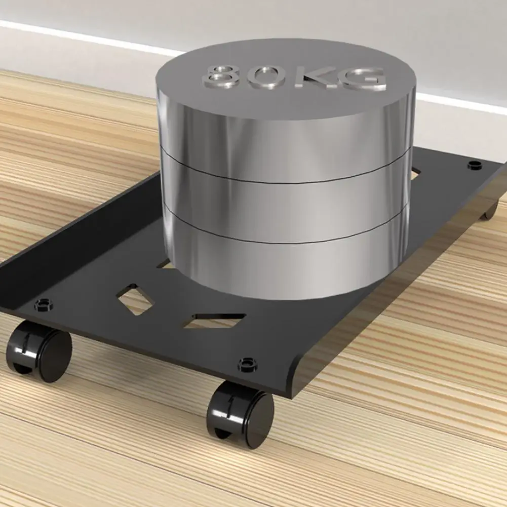 

Caster Cpu Stand Adjustable Steel Cpu Tower Stand with Wheels Mobile Cart Holder for Computer Towers 80kg Load Capacity Rolling