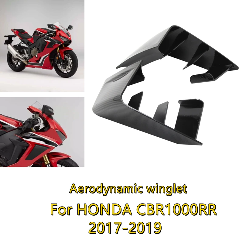 

Motorcycle Fairing Parts Fixed Wing Wind For Honda CBR1000RR CBR 1000 RR 2017-2019 Aerodynamic Winglet Windshield Spoiler