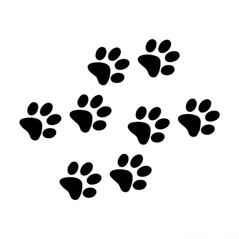 J0MA Adorable Cats Paws Prints Decal Set Reflective Design Stickers for SUV Car Laptop