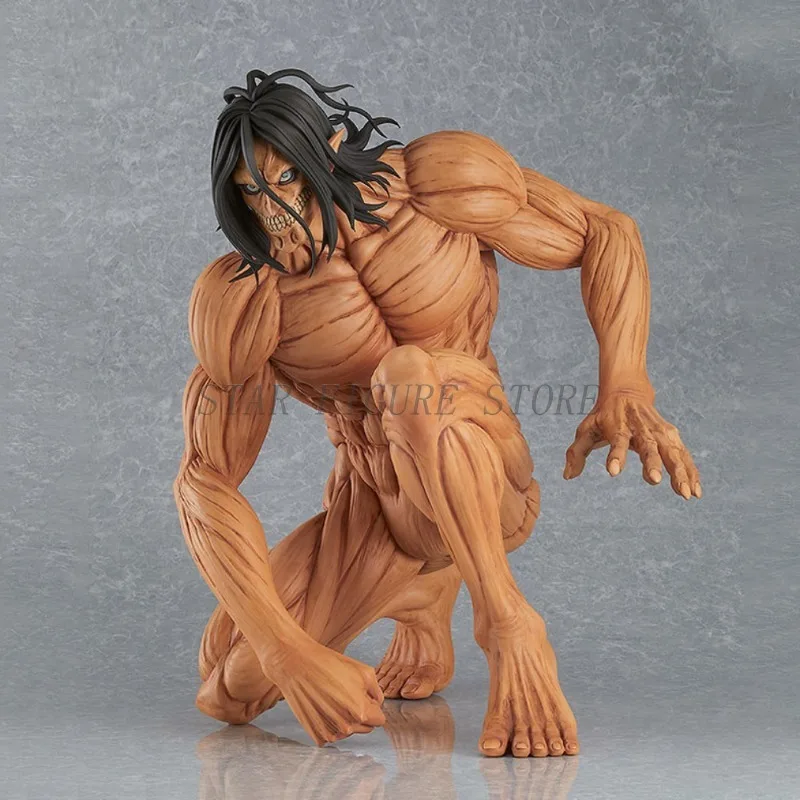 FIGURA DE ACCIÓN DE Attack on Titan, Eren, Levi, Mikasa, Shingeki no Kyojin, modelo de Titán de fundación, juguetes, adornos de escritorio de 15cm