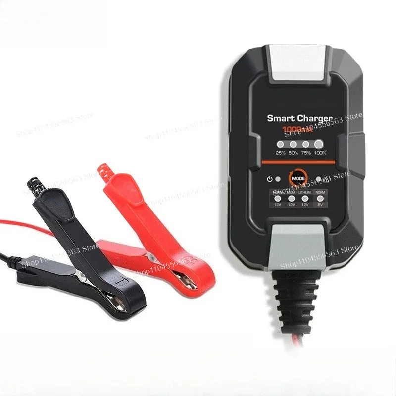 

Зарядное устройство для аккумуляторов 1А, 6В/12В, для автомобильных литиевых батарей, 110В, автомобильное зарядное устройство