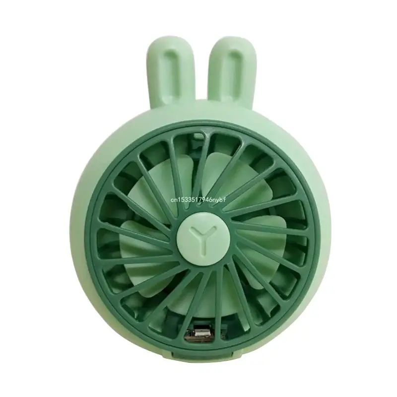 Bonito ventilador reloj pulsera ajustable 3 engranajes, ventilador portátil, recargable por USB para niños, envío