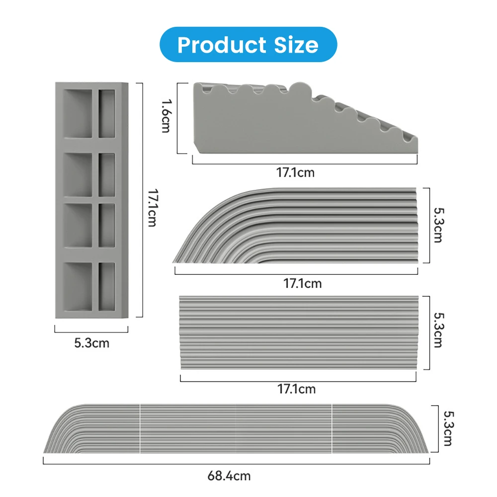 Für Cobos Stone Irobot Cloud Whale Seeking Sweeper Zubehör Vierfarbige Schwellenstange