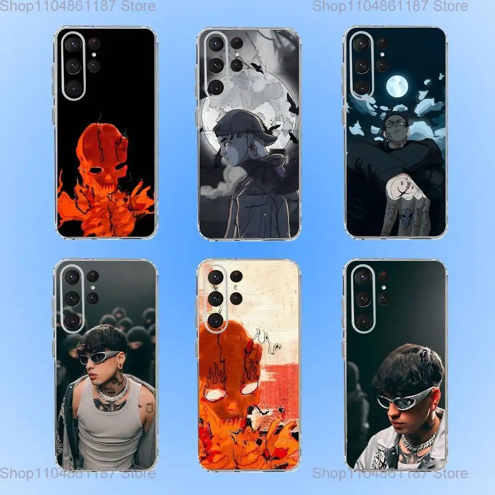 حافظة هاتف Tom Bill Kaulitz T-Tokio H-Hotel لهاتف سامسونج S24,30,21,22,23,20 FE,lite,PIus,Ultra,5G,Note,9,10 غطاء شفاف