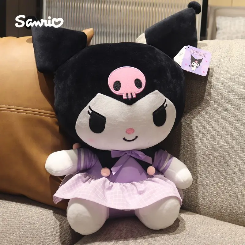 

Genuine Sanrio Kuromi Plush Doll, Soft Fluffy Stuffed Pillow Toy, Romantic Valentine's Day Gift ForGirlfriend & Anime Collectors