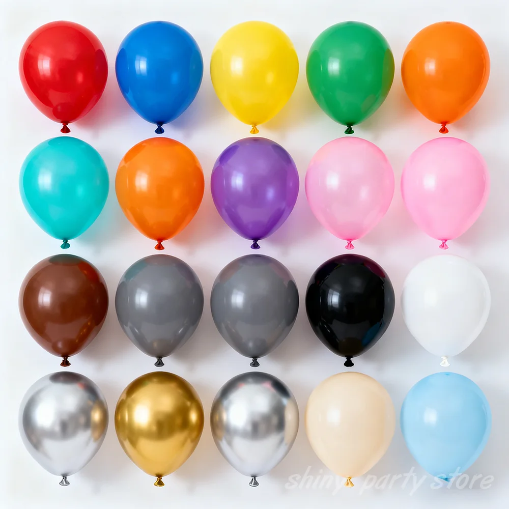 

50/100/200pcs Gold Green Balloons Red White Pink Royal Blue Latex Balloon Birthday Baby Shower Party Decor Wedding Helium Globos