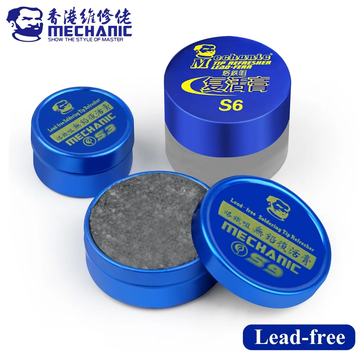 MECHANIC S Series Lead-Free Solder Iron Tip Refresher Environmental Clean Soldering Paste Welding Iron Head Resurrection Cream