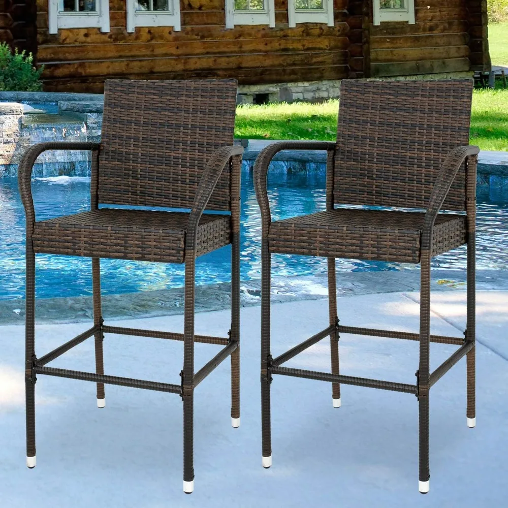 

All day dining chairs, outdoor terrace furniture, wicker chairs, bar stools, with armrests