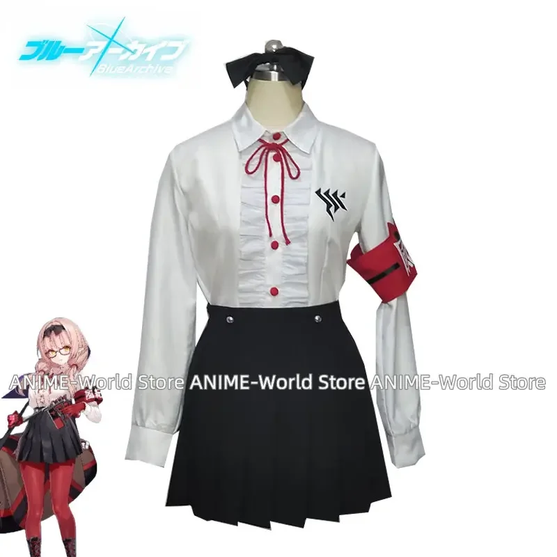 Himiya Chinatsu Cosplay Costume Game Blue Archive Cosplay Dress Suit Shirt Skirts Halloween Party Uniforms Custom Made