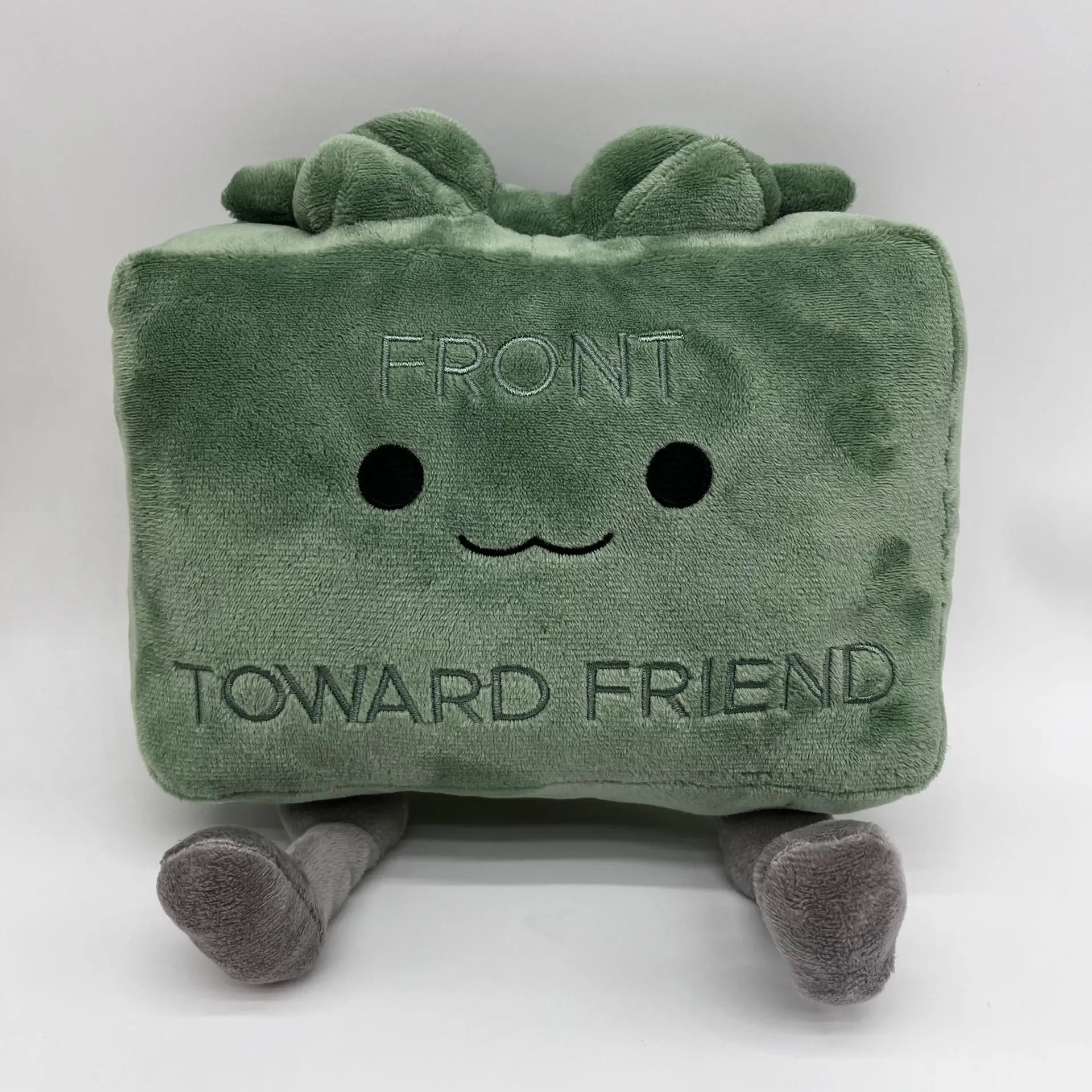 Jouet en peluche Claymore, poupée de dessin animé, Animal en peluche, oreiller doux, cadeau d'anniversaire, mignon, vert, coussin, cadeau pour enfants