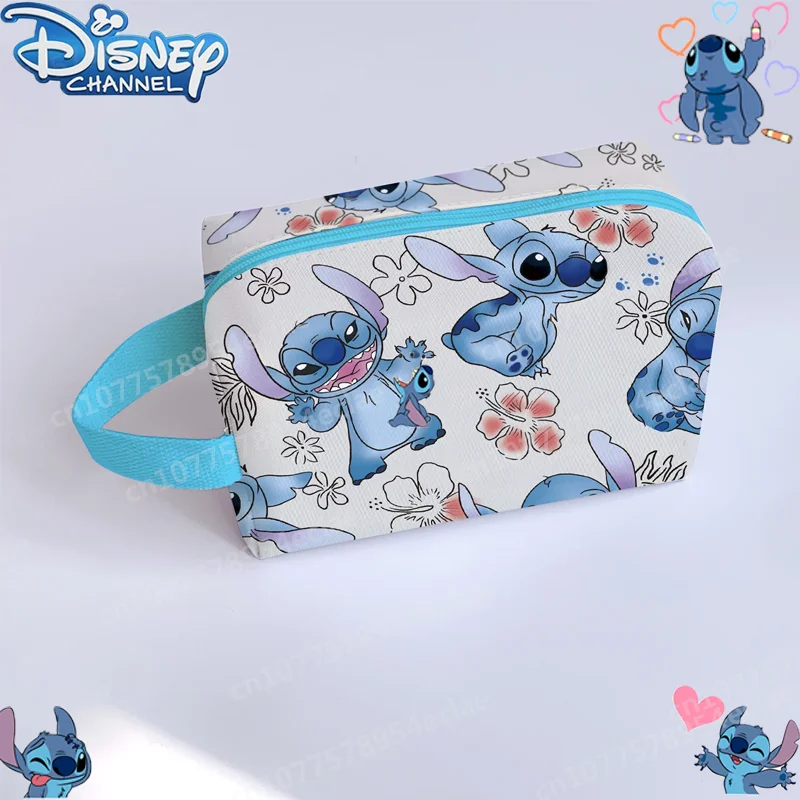 

Disney Stitch's New High Capacity Makeup Bag for Girls' Travel Carries Waterproof Student Stationery Storage Christmas Gift