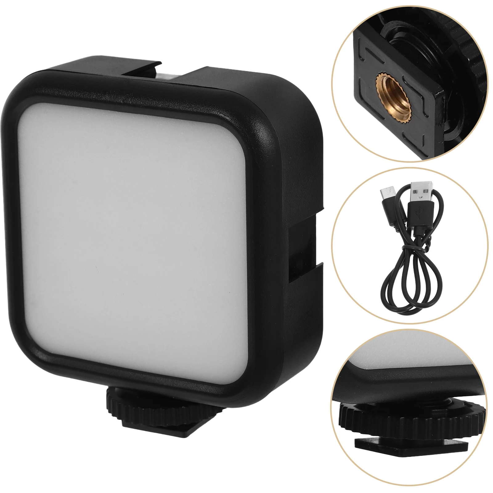 

Photography Fill Light Mini Compact Camera Lamp Portable Soft Natural Light Video Lighting for Macro Photography Videos