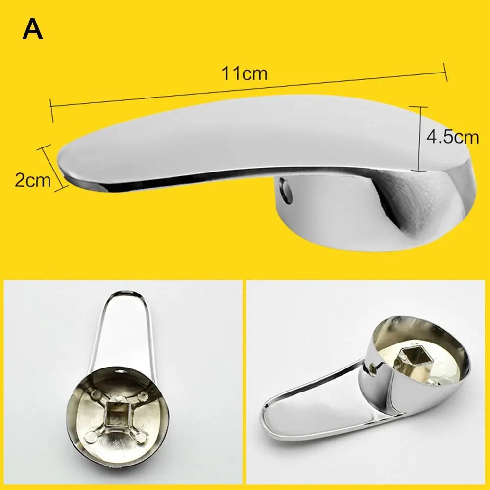 

Chrome Plated Faucet Handle 35mm/40mm Metal Taps Switch Handle Hot Cold Faucet Mixer Tap Replacement Cover Kitchen Bathroom