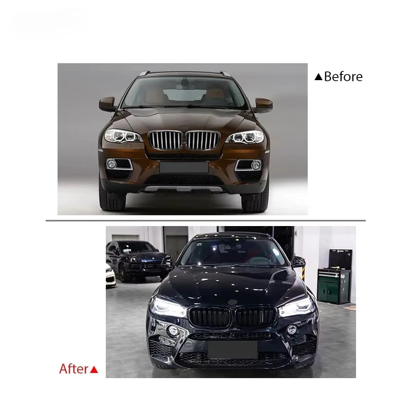 GUGO G06 Upgrade Body Kit for 2020 - 2023   X6 to X6M F96 Optics Outer Shell Rocker Paneling Rear Deck Lid Makeover Outfits