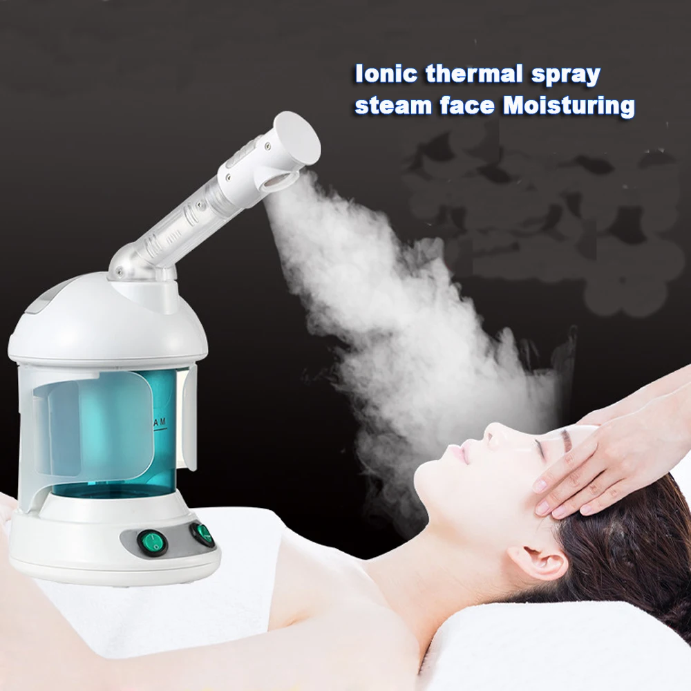 Professional Facial Steam Ozone Vapor Skin Care Face Steamer Fogger Nano Spray Machine Mist Maker Cleaning Vaporizer Humidifier