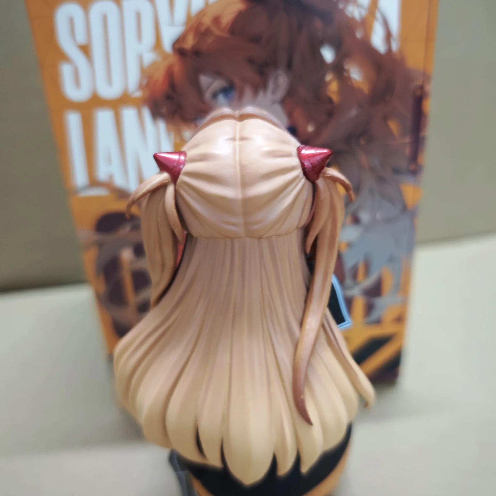 Figurki Anime NEON GENESIS EVANGELION EVA Asuka Langley Soryu w stylu College, model PVC, zabawki, lalka, ozdoba, kolekcjonerskie prezenty w pudełku