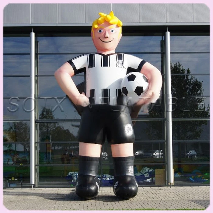 Giant Inflatable Soccer Player, Inflatable Soccer Player, Sports Game Inflatable Player