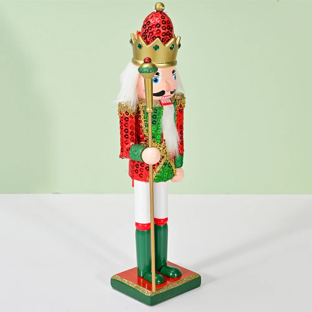 

Nutcracker Wood Ornament Christmas Nutcrackers Figures Ornaments for Xmas Decor Decoration Craft Puppet