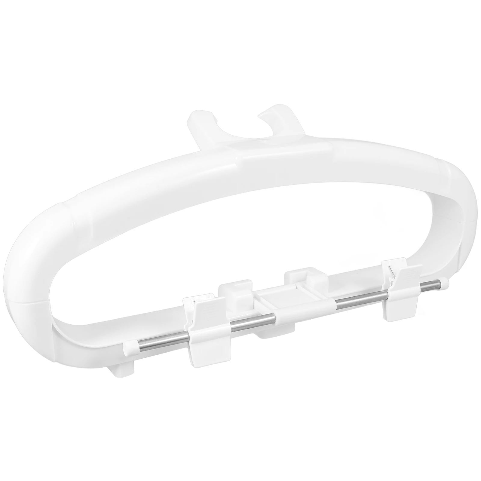 

1pc Garment Steamer Hanger Clothes Hanger With Pants Clip Foldable Lightweight Design For Cotton Coat Shirt Suit Windbreaker